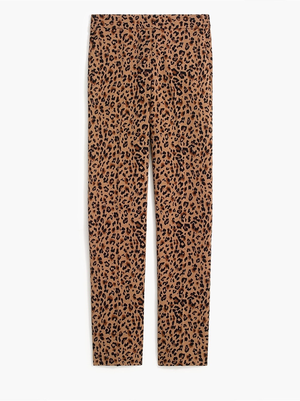 J. Crew Leopard Print Trousers - Tan & Black